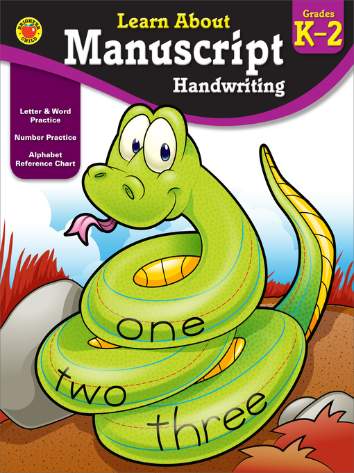 Cover image for Manuscript Handwriting, Grades K - 2